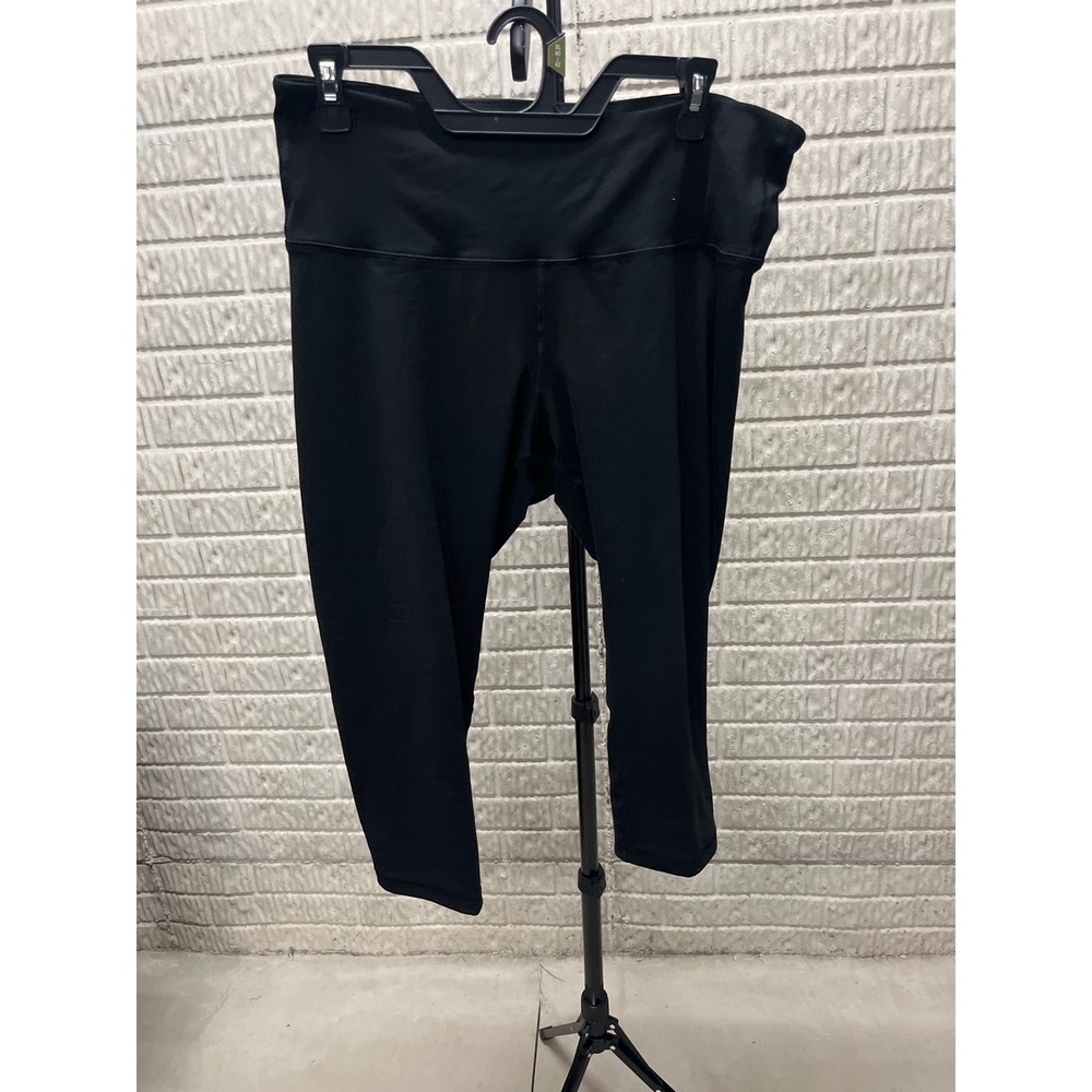 Old Navy Active Elevate Go-Dry Sculpt Leggings Black Cropped XL Petite Athletic